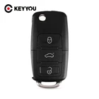 Складной чехол KEYYOU 20x для Volkswagen Vw Jetta Golf 4 6 Passat Beetle Polo Bora с 3 кнопками