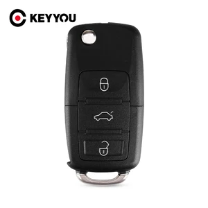 Складной чехол KEYYOU 20x для Volkswagen Vw Jetta Golf 4 6 Passat Beetle Polo Bora с 3 кнопками