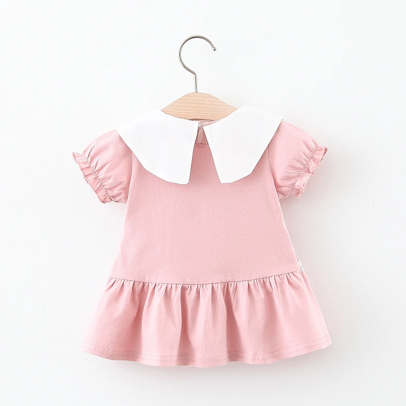 Милое детское платье YALOODE с мультяшным рисунком хлопковая летняя одежда для