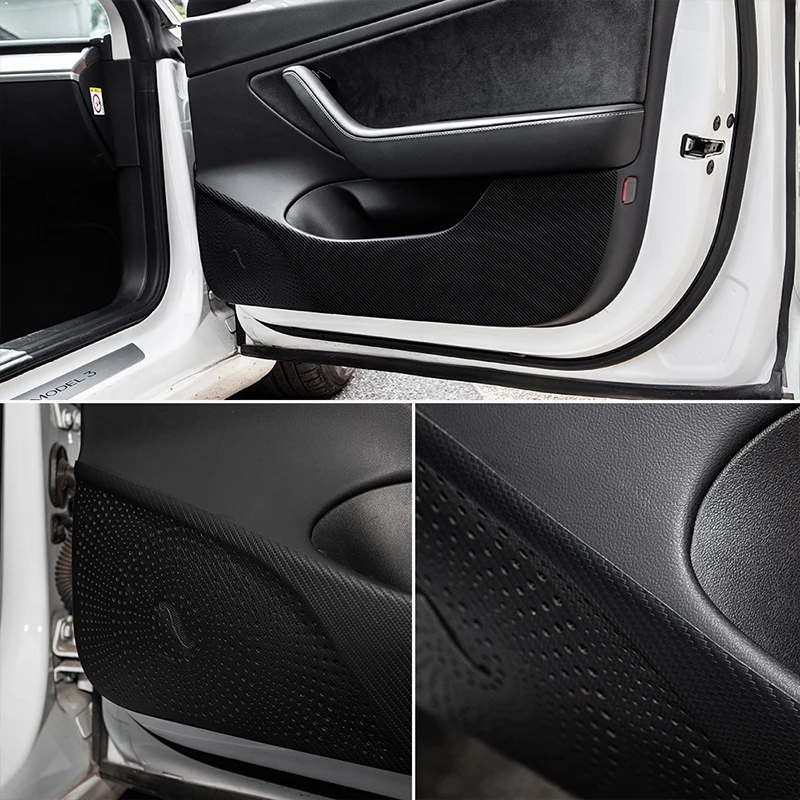 

for Tesla Model 3 Invisible Car door Anti Kick Pad Protection Side model three Accessories Edge Film Protector Stickers model3