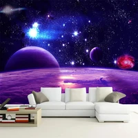 custom photo wallpaper 3d stereo universe starry sky landscape mural living room tv sofa bedroom home decor self adhesive murals