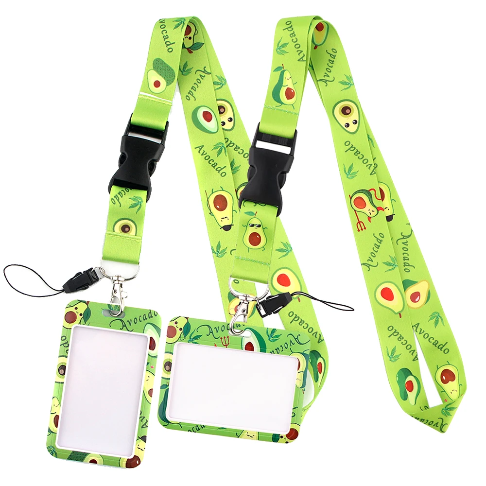

DZ1359 New Avocado Lanyards for Key Neck Strap lanyard card ID Holder Gym Key Chain Key Holder DIY Hang Rope Key Rings Fashion