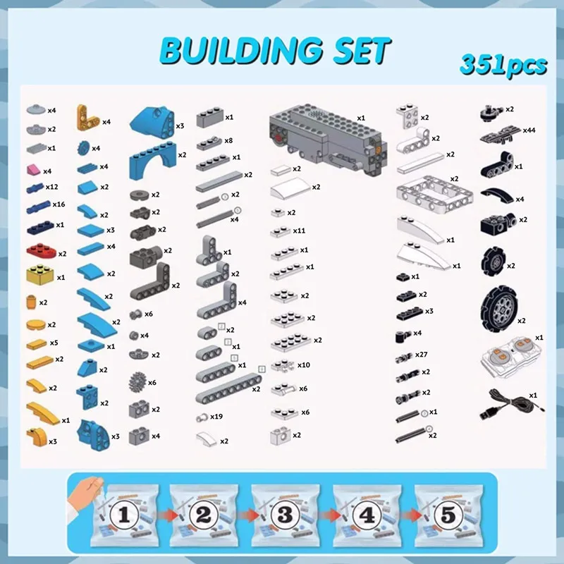 

MOULD KING High-Tech RC Robot APP Remote control Tracked Building Blocks Creator City Robot Car Bricks Toys For Children Gift