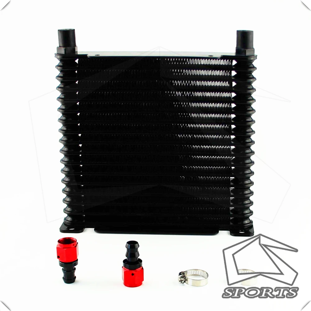 8 дюймовый 32 мм алюминиевый 17 рядный двигатель/гоночный масляный радиатор