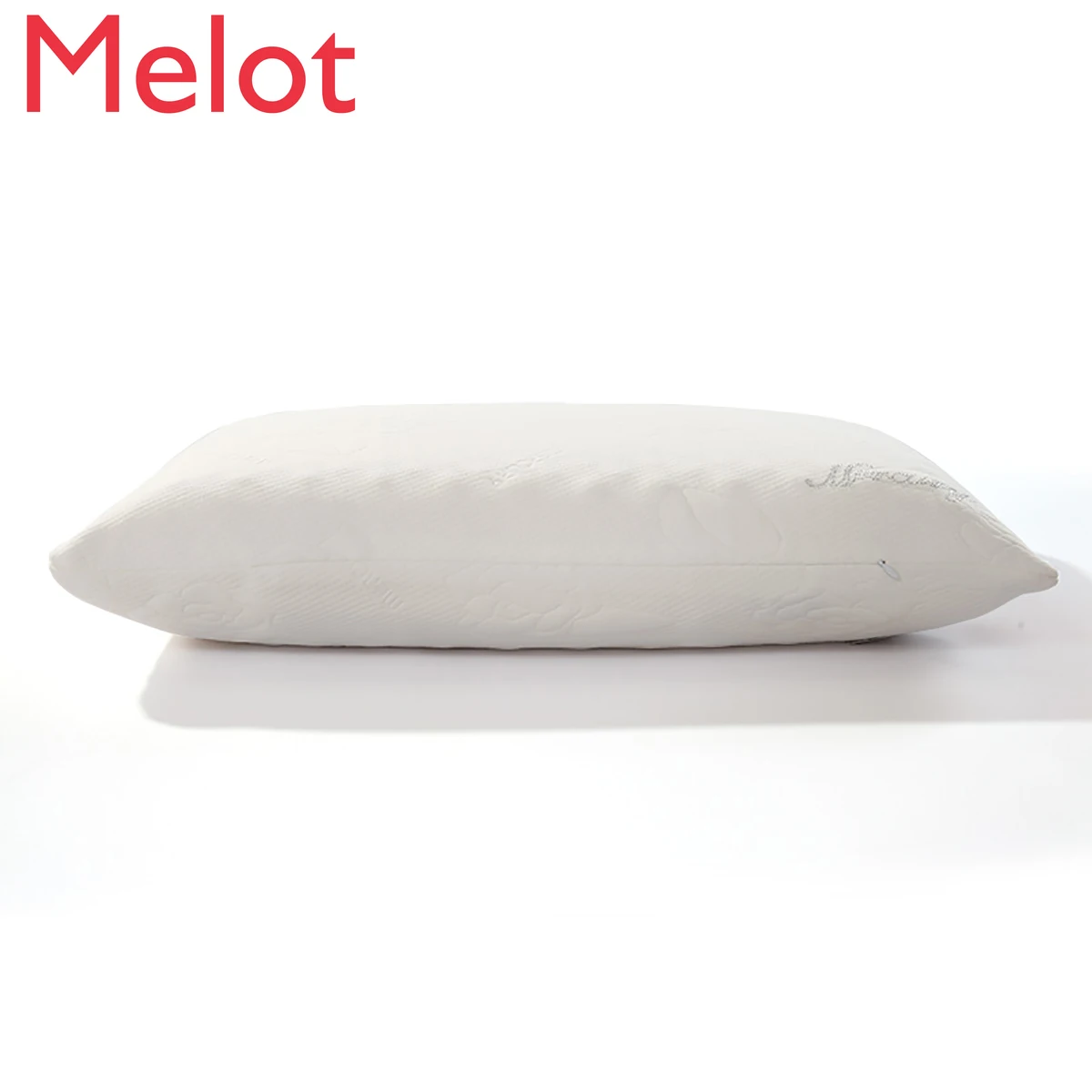 

Fashionable eco-friendly down pillows for household use simple and soft pure cotton white goose feather pillow cor