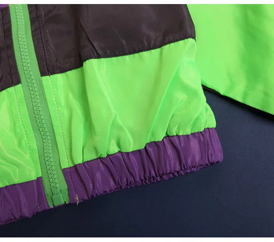 Уличные танцевальные костюмы для девочек 3 шт. джаз хип-хоп флуоресцентные