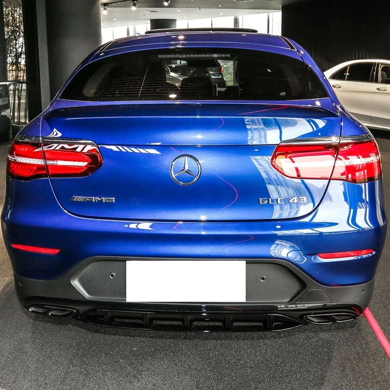 Высококачественный спойлер из АБС пластика для Mercedes Benz GLC Class Coupe GLC300 GLC250 2016 2018 GLC43