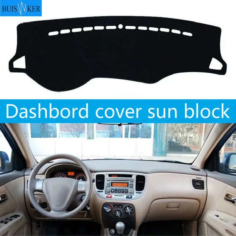 

For Kia Rio Rio5 2006 2007 2008 2009 2010 2011 Dashboard Cover Pad Mat Sun Shade Instrument Cover Carpet Car Styling Accessories