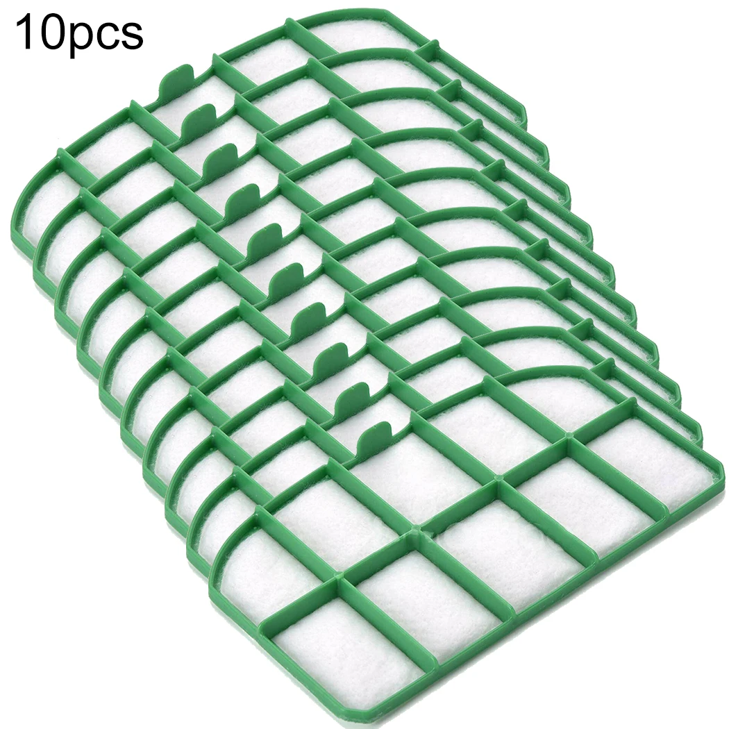 

10 Pcs Filter Motor Compatible With For Vorwerk VK200 Vacuum Cleaner Green+White Household Cleaning Tools