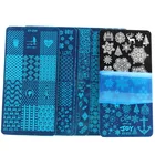 Стальная пластина для стемпинга ногтей в форме бабочки, цветка, Листьев, ювелирных изделий, геометрический трафарет для ногтей, 1 шт.