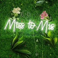 miss to mrs flex led custom neon sign light ins wall decor 12v 3d event wedding party marriage decoration