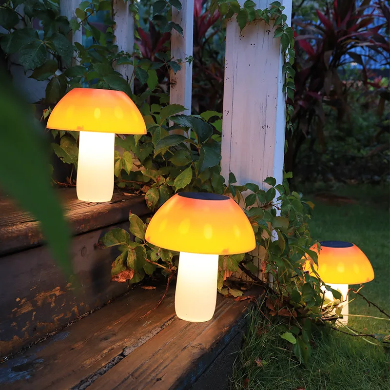 

Led Creative Cute Lawn Lamp Romantic Outdoor Garden Plug Lamp Shopping Mall Decoration Landscape Street Lamp Solar Mushroom Lamp