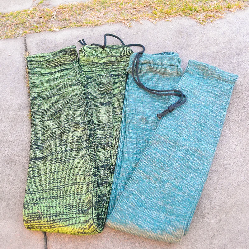 Носок для пневматической винтовки из трикотажа длиной 54 дюйма с эластичной защитой для удочки и тактическим кейсом для охоты.