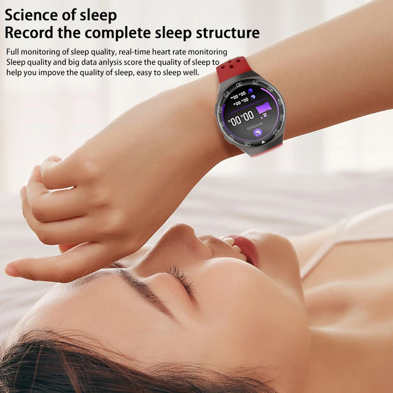 LIGE 1.28-inch Full Color Touch Screen Sport Smartwatch Men Women Fitness Tracker Waterproof Smart Watch For Huawei Xiaomi Apple