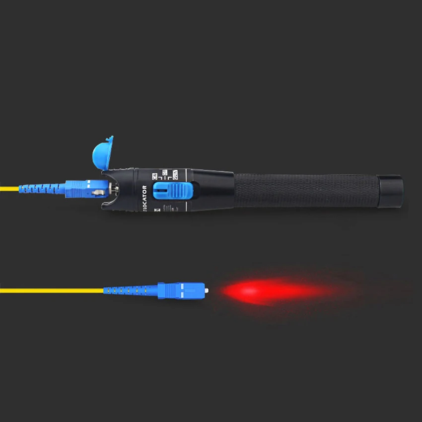 Free Shipping Visual Fault Locator 1mW 10mW 20mW 30mW Fiber Optic Cable Tester Red Laser Light Pen Type Support SC FC ST Adapte