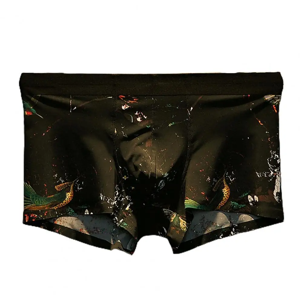 

Panties Underpants Mens Shorts Sexy Couple Underwear Men Underpants Trendy Ice Silk No Bound Feeling Boxer Brief for Inside Wear