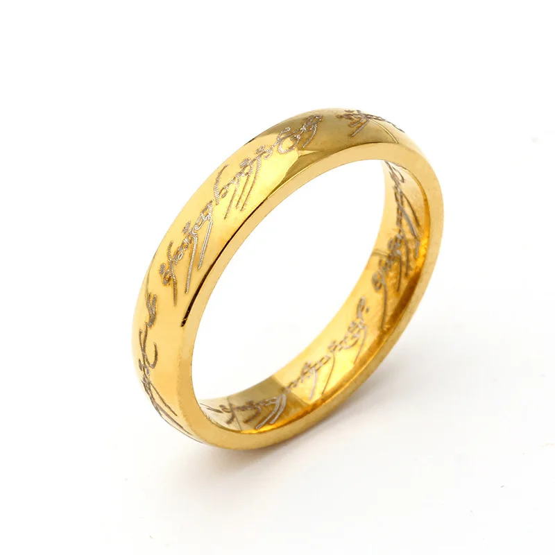 

Fashion Retro Simple 4MM Rings Male Tide Ins Hip Hop Rock Party Jewelry Gift Locomotive Accessories Index Finger Ring Wholesale