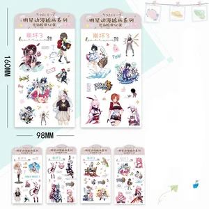 Аниме стикер Honkai Impact 3 мультфильм игра канцелярские наклейки Yae Sakura Kallen Kaslana Kiana детские школьные принадлежности