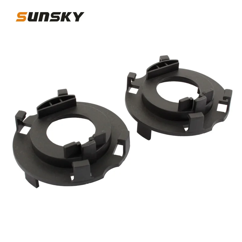 

Держатель автомобисветильник щения H7, 1 пара, для Hyundai 2017, Mistra, новый, Tucson, KIA, карнавал, светодиодный налобный фонарик, держатель, адаптер