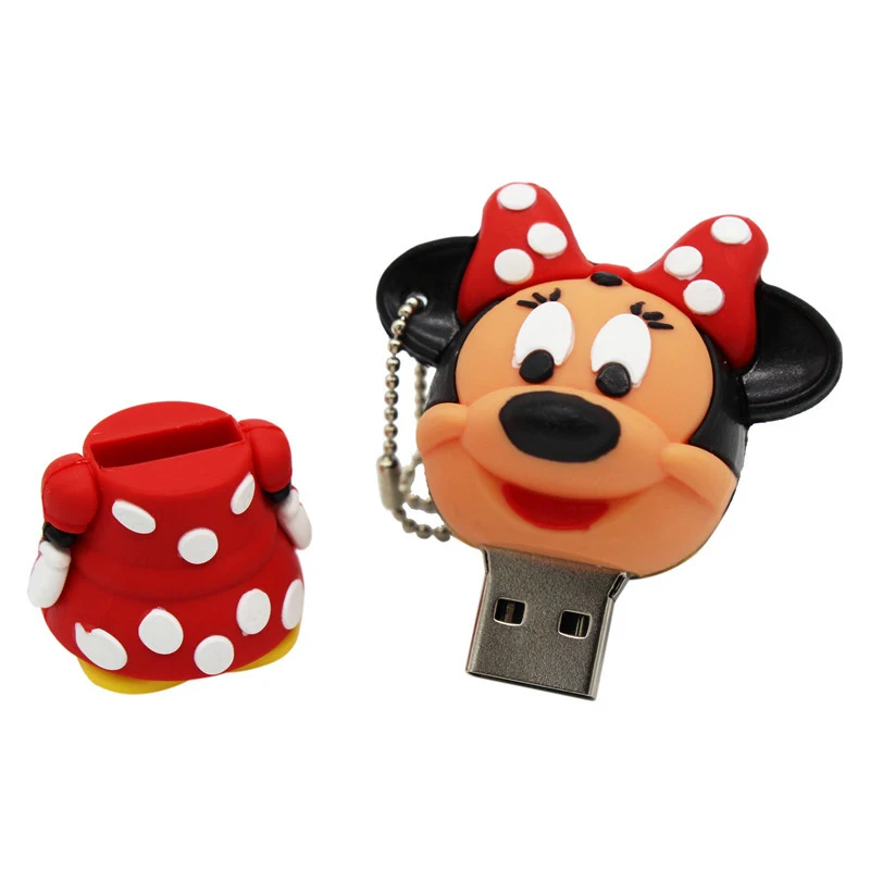 Надпись ME мультфильм 64 Гб Милый Минни и Микки USB флэш-накопитель 4 ГБ 8 ГБ 16 ГБ 32 ГБ Флешка USB 2,0 Usb