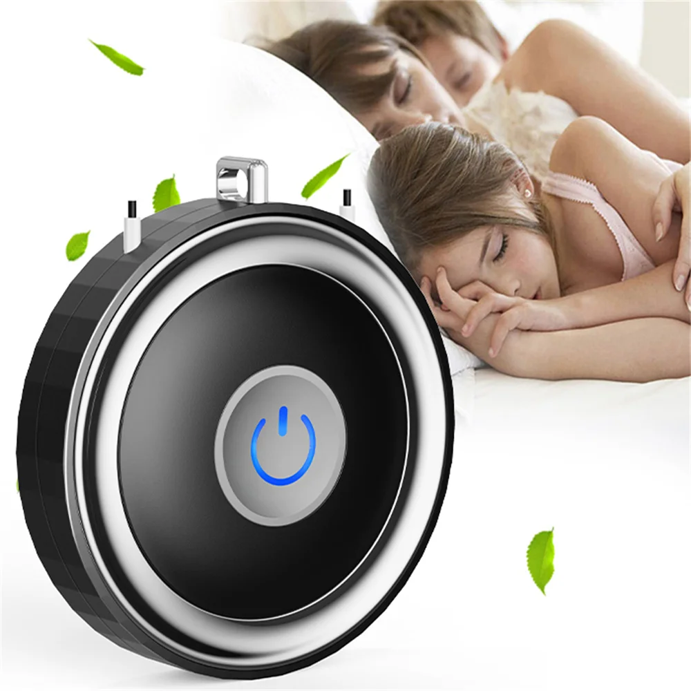 

Air Necklace Negative Ion Halter Neck Air Purifier Household Mini Portable Black Hand Warmer