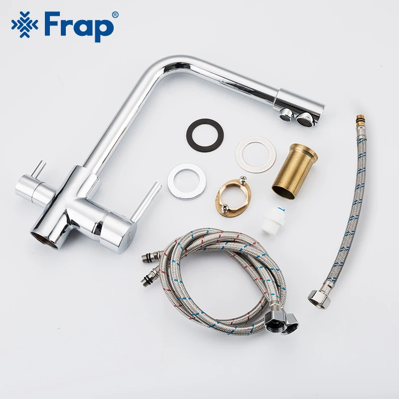 

Kitchen Faucets Deck Mounted Mixer Tap 360 Rotation with Water Purification Features Mixer Tap Crane For Kitchen Y40101