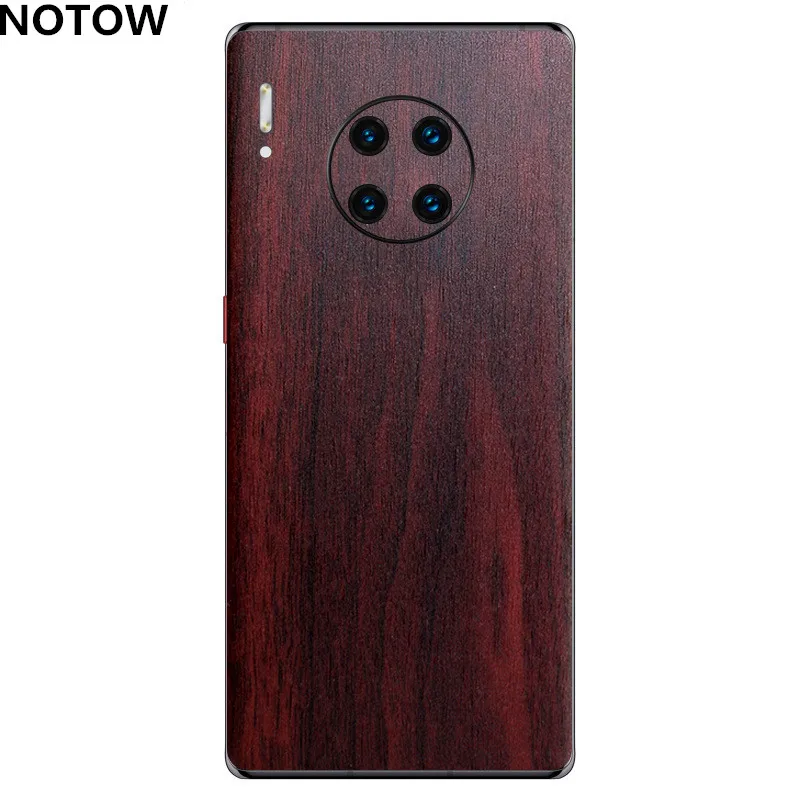 NOTOW Luxury Wood Skin Phone Sticker protective film Back Sticker for Huawei Mate30/mate30pro/mate20/mate20pro/p30pro/p20/p20pro