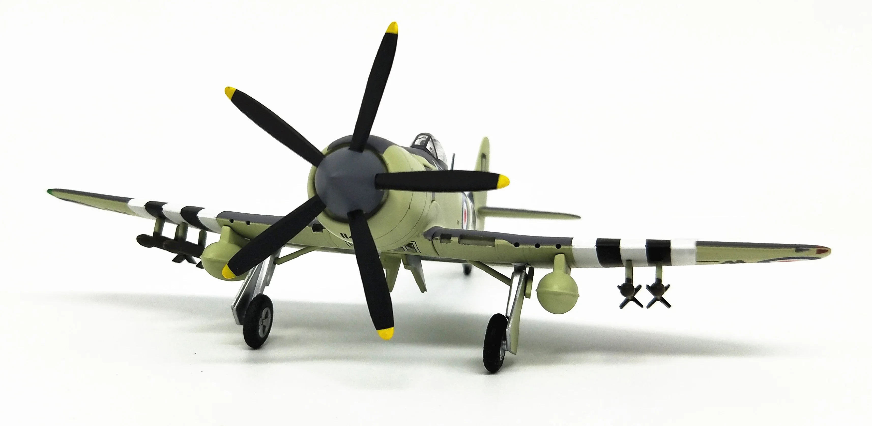 Fine 1: 72 мировая война II британский истребитель самолет Готовая модель самолета из сплава коллекция