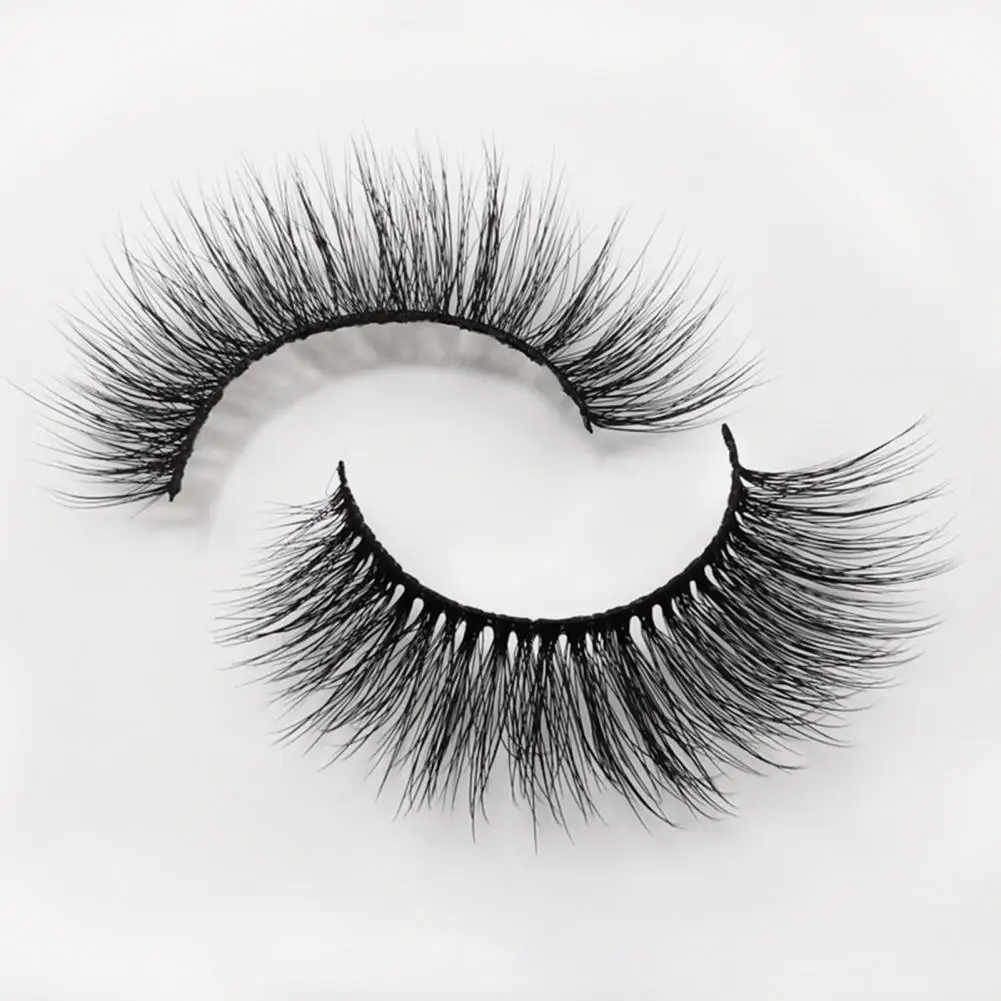 

7 Pairs Eye Lash Multiple Designs Easy-removing Reusable Faux Mink Hair Eye Lash for Dating
