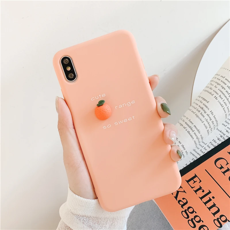 Чехол для телефона LOVECOM с 3D фруктами авокадо персик iPhone 11 Pro Max XR X XS 7 8 6S чехол