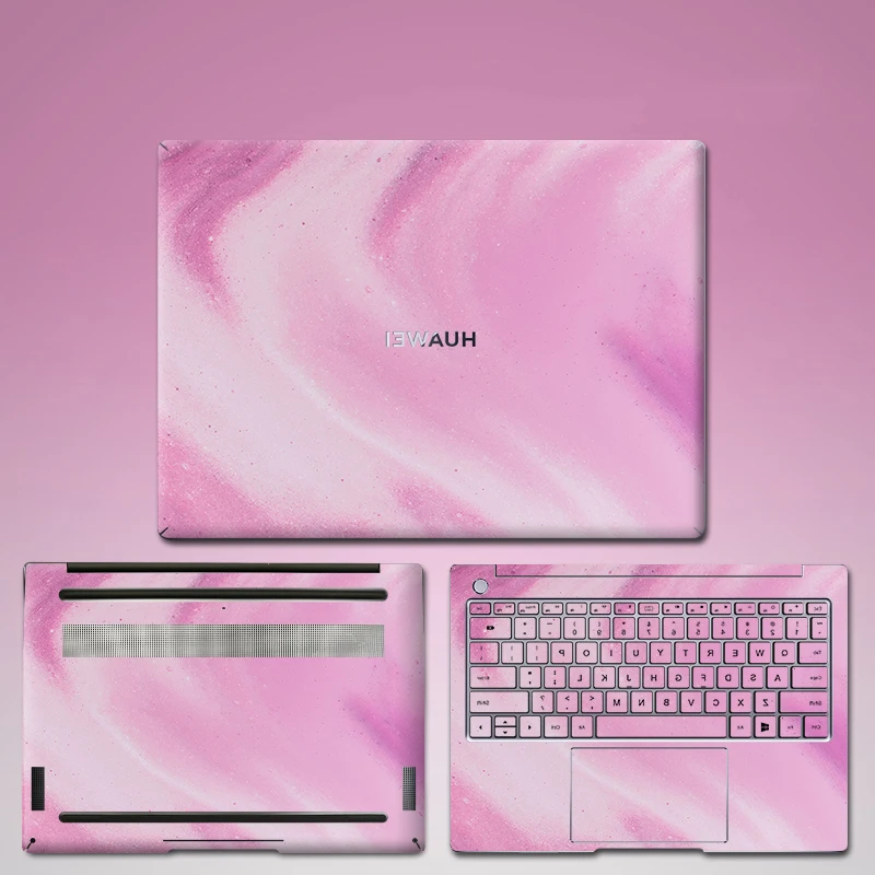Матовая красочная мраморная наклейка для ноутбука 13/14/15/16 дюймов Huawei Matebook D 14 15