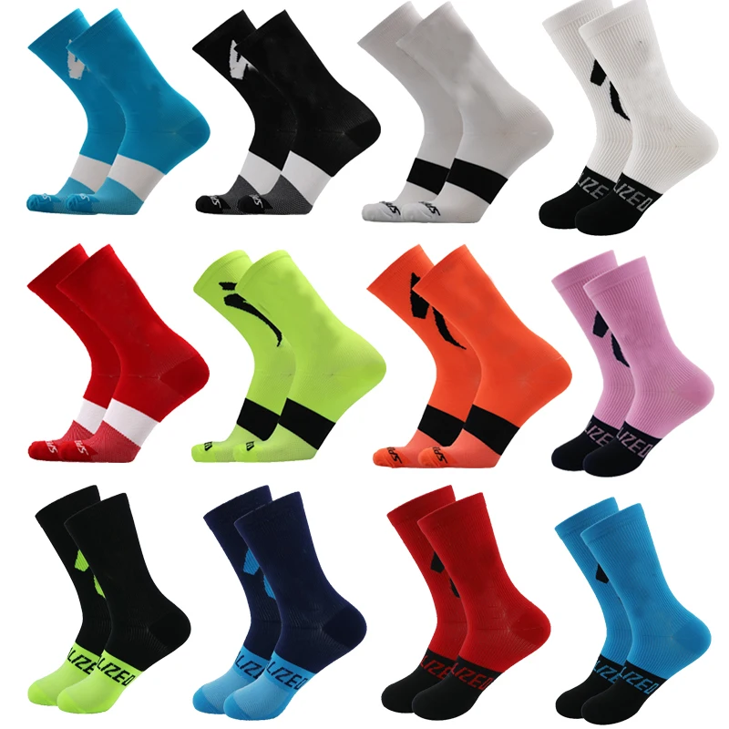 

6X. Wholesale Men Women Socks Outdoor Sport Riding Socks Strong And Wearable Running Climbing Camping Basketball Socks