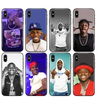black tpu case for iphone 5 5s se 2020 6 6s 7 8 plus x 10 silicon cover for iphone xr xs 11 pro max case dababy da baby rapper