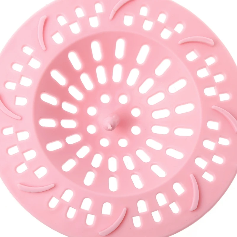 

Drain Hair Stopper Cover Filter Sink Strainer Silicone Bathroom Kitchen Shower