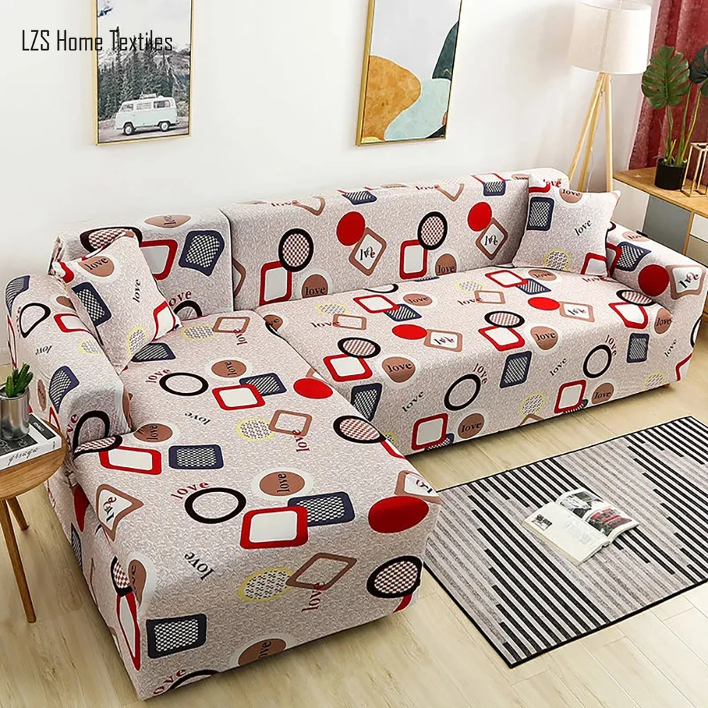 

Sofa Cover Universal Elastic All-inclusive Couch Cover Four Seasons Cute Cartoon Printing Slipcover Sofa Chair Dusty Protector