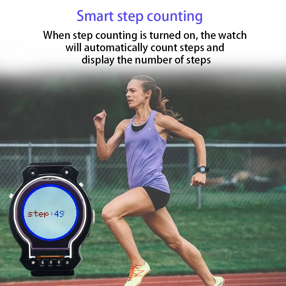 Программируемые умные спортивные часы с ЖК дисплеем 2 дюйма для Arduino|Аксессуары