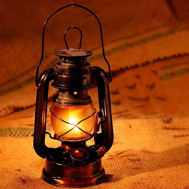 

Классическая керосиновая лампа в стиле ретро, 4 цвета, керосиновые фонари, фитиль, портативные фонари, украшение FHJ889