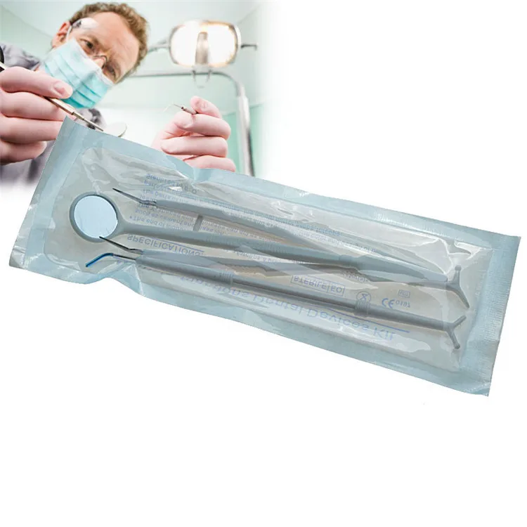 3 шт./пакет одноразовые стоматологическое зеркало щипцы зонд лабораторное