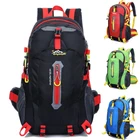 Уличная походная спортивная сумка для мужчин и женщин, дорожный ранец для треккинга, кемпинга, нейлоновый водонепроницаемый прочный рюкзак унисекс для восхождения и верховой езды, 40 л