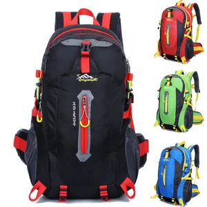 Уличная походная спортивная сумка для мужчин и женщин, дорожный ранец для треккинга, кемпинга, нейлоновый водонепроницаемый прочный рюкзак унисекс для восхождения и верховой езды, 40 л