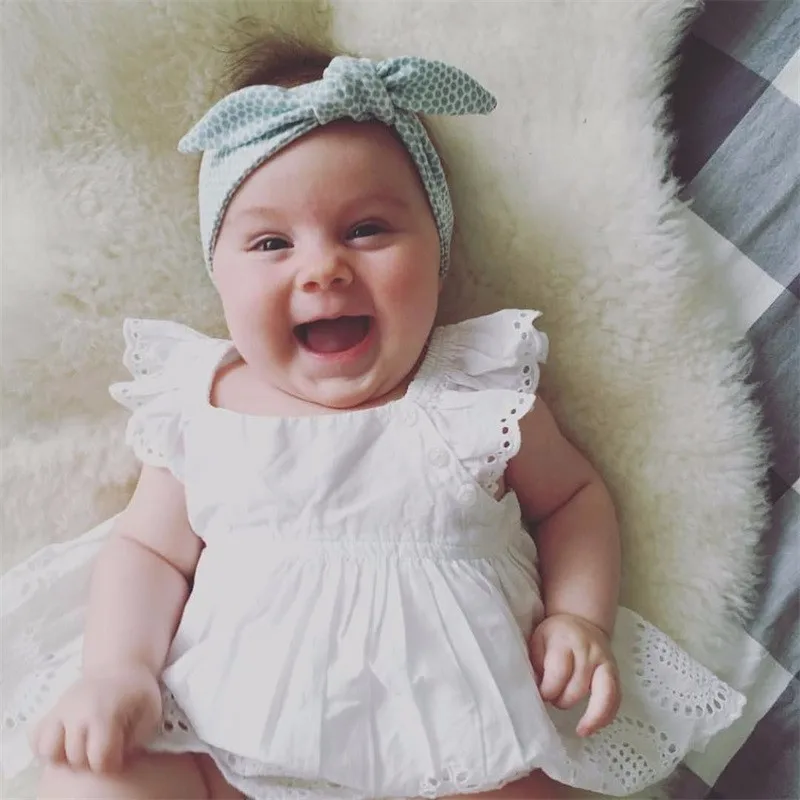 Летняя юбка с цветочным рисунком для малышей Боди новорожденных Кружевное