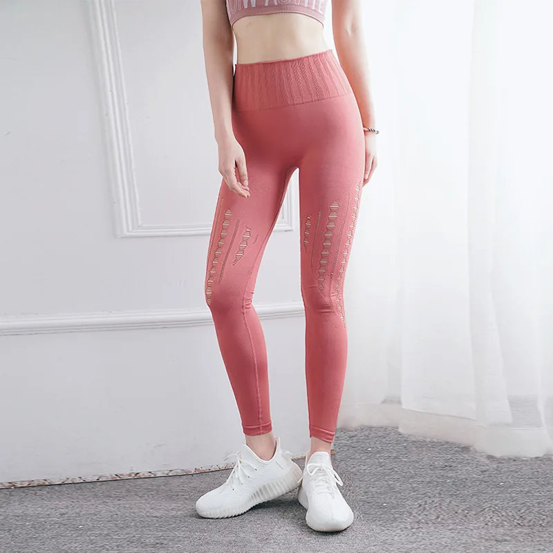 

Leggings High Leggings for Fitness Seamless Waist Yoga Pants Fitness Women Workout BreathableTights Training Pants