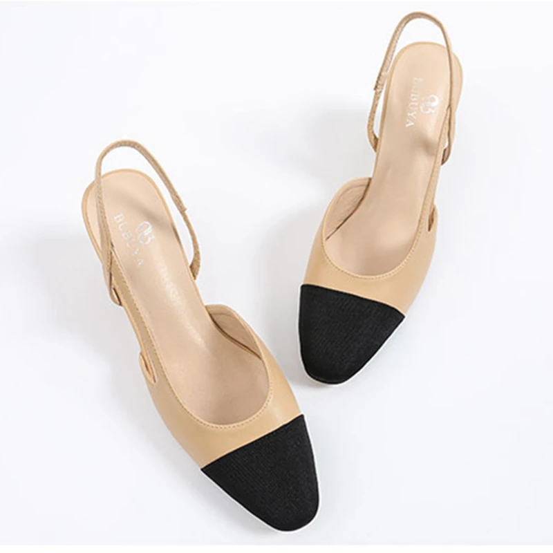 2019 г. Новая Летняя женская обувь модные открытые туфли с закрытым носком