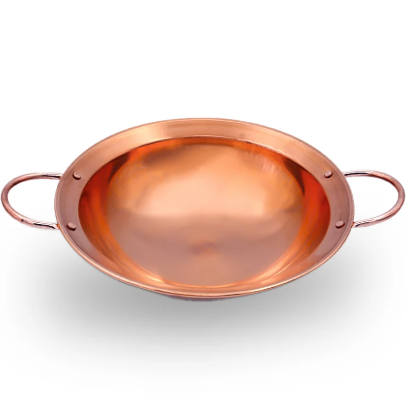 

Thickened Pure Copper Soup Pots/Classic Chinese Hot Pots/Gas Burner/Coals Stove Alcoholic Boiler/Bbq Cooker saucepan