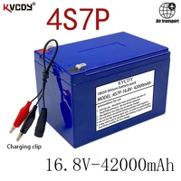 16 8v battery 42000mah 4s7p suitable for 16 8v equipmenthigh power lithium ion inverter and solar cell of tourist car