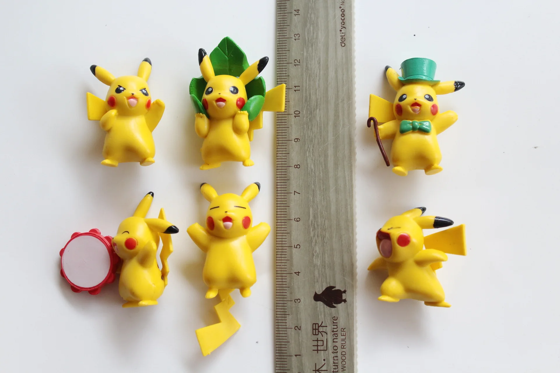 Покемон 6 шт./компл. POKEMON Фигурки Squirtle Charmander Бульбазавр Greninja аниме Рисунок Модель