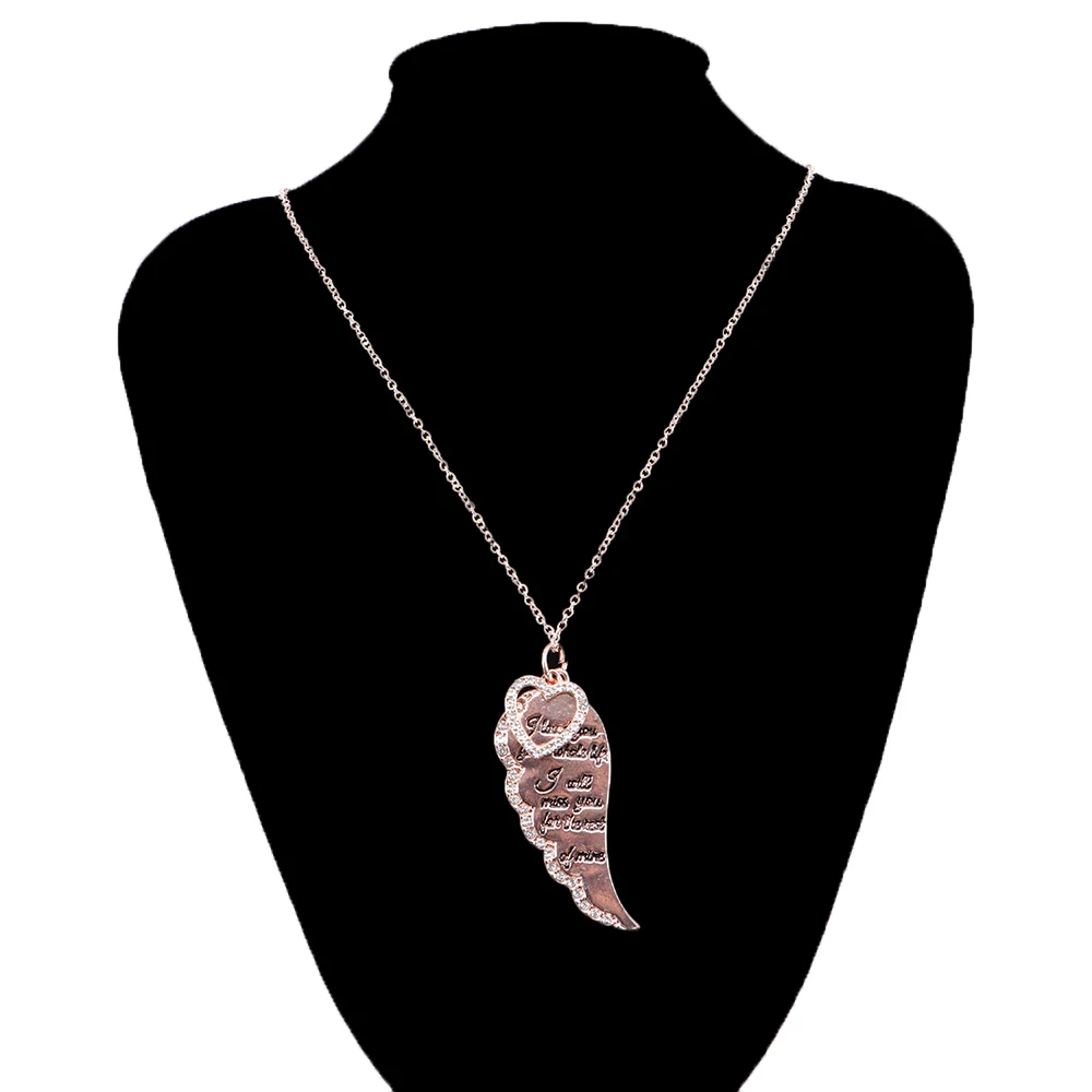 Женское ожерелье с кулоном в виде крыльев Ангела 1 шт. | Украшения и аксессуары