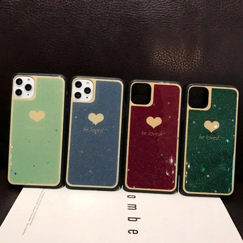 Силиконовый блестящий чехол для телефона iphone 6 6s 7 8 plus X XR 11 Pro XS Max Oppo R17 pro R9 R11 S Plus