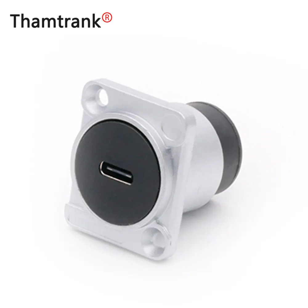 1 шт. разъем типа C к USB 3 0 Шасси D гнездовой коннектор для монтажа на панели |