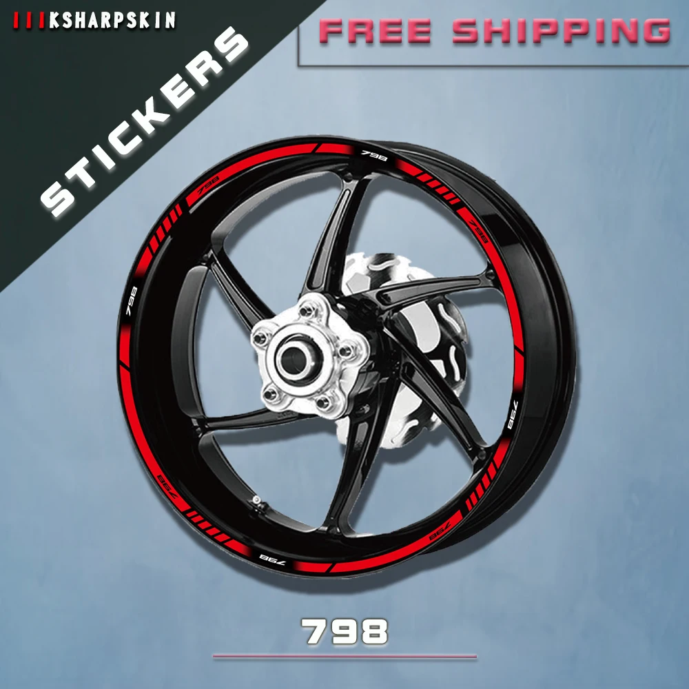

New sale of reflective stickers for motorcycle inner wheels for DUCATI 798